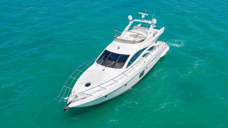 55' Azimut Luxury Yacht Charters Miami